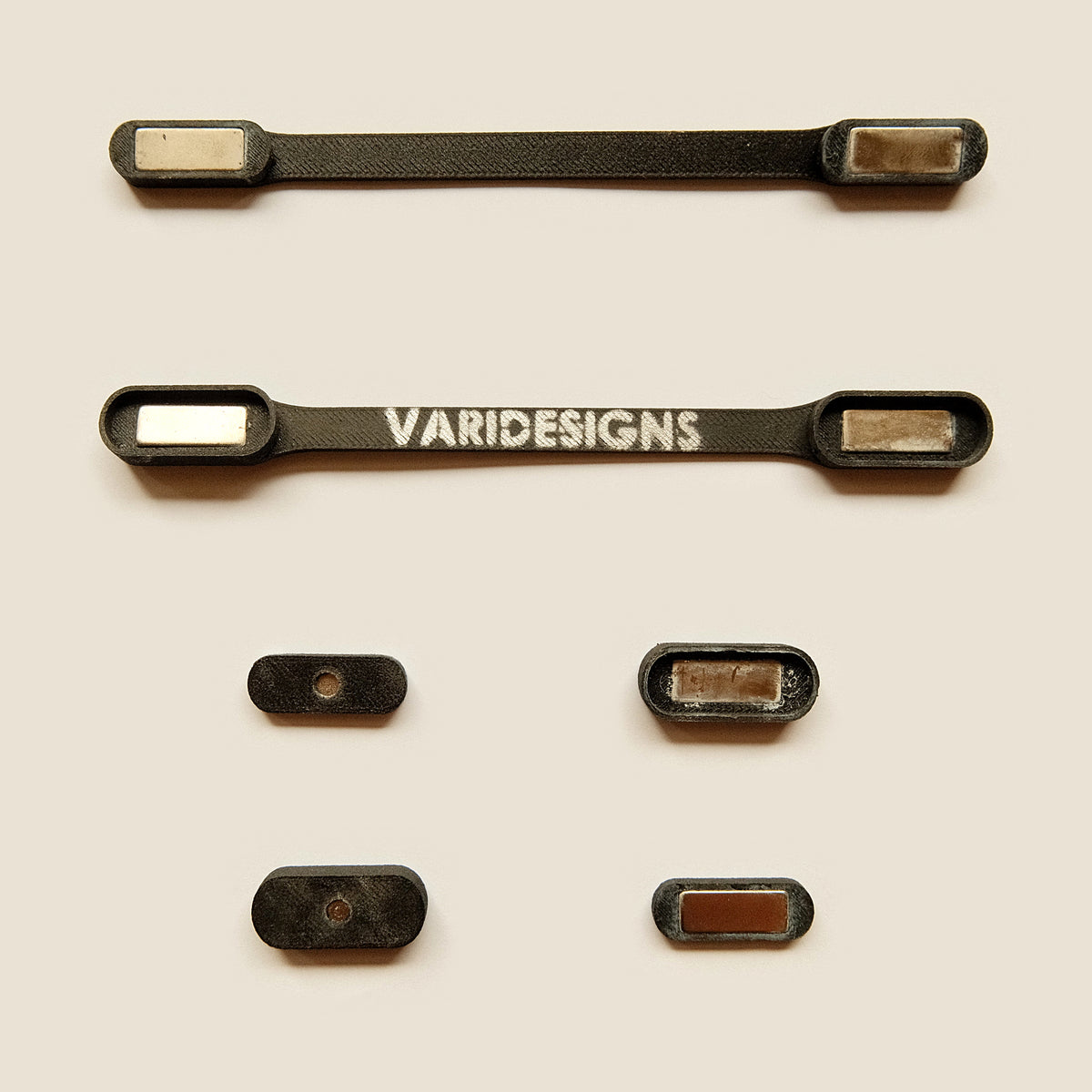 Vari Designs Polarity magnetic license plate bracket full kit - two brackets and four magnetic mount pads